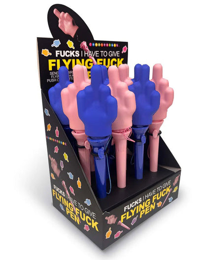 Little Genie Flying Fuck Pen - Gag Gift Display of 12