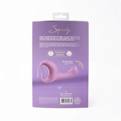 Camtoyz Squirty Finger Vibrator - Purple - G-Spot and P-Spot Stimulation