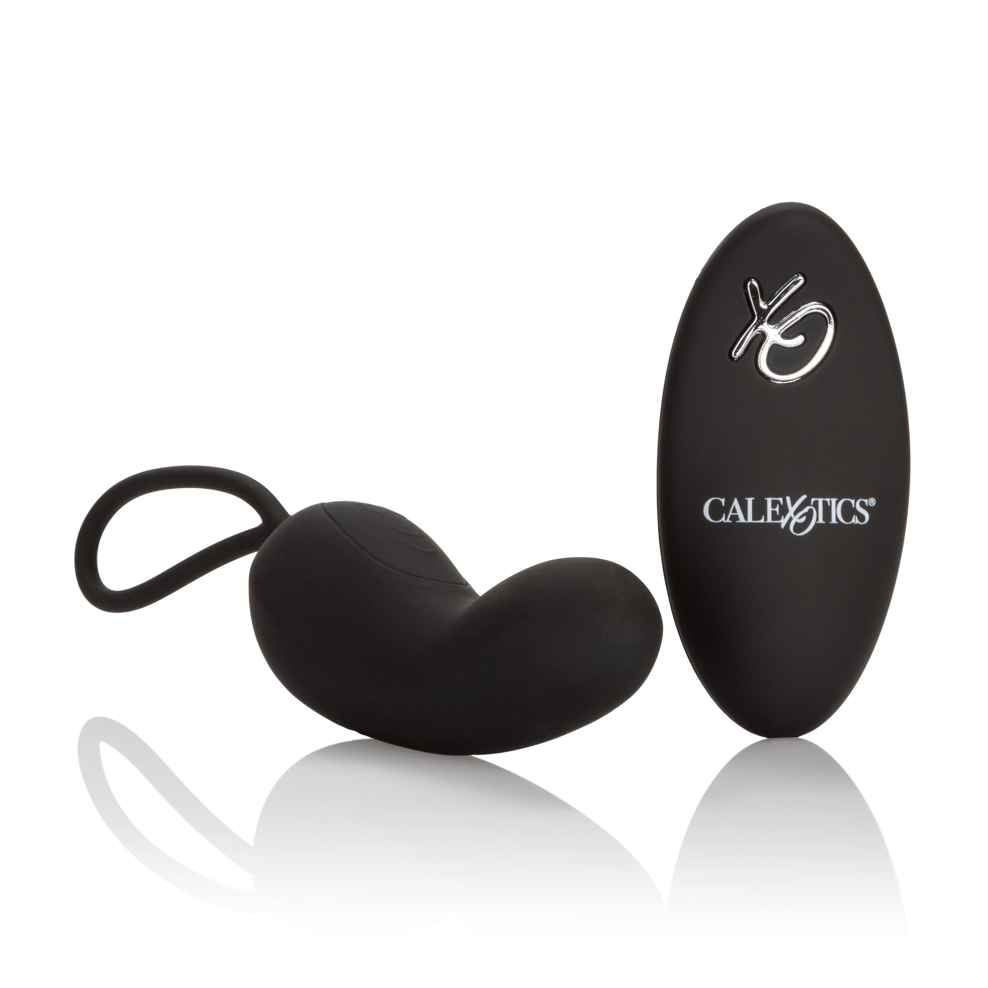 CalExotics Silicone Remote Rechargeable Curve Mini Massager - Black