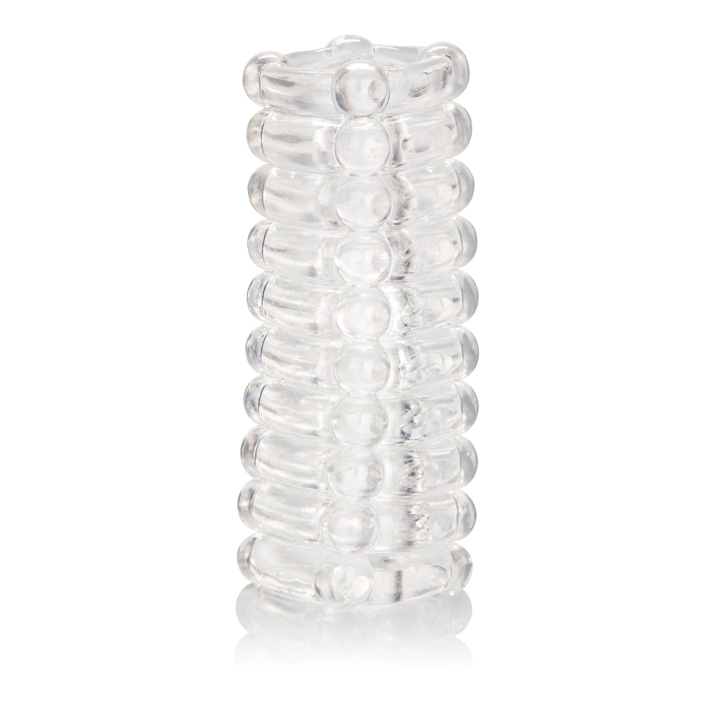 CalExotics Hand Job Stroker – Super-Stretchy Textured Masturbation Sleeve – Gold