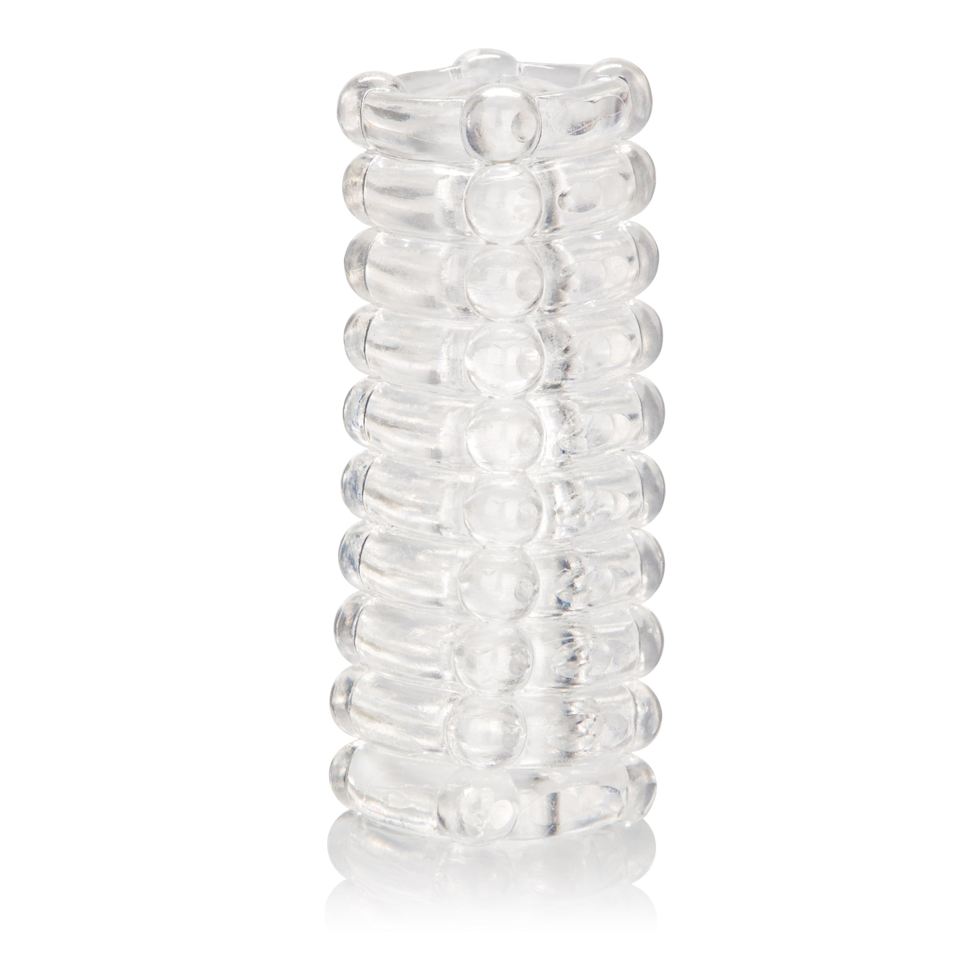 CalExotics Hand Job Stroker – Super-Stretchy Textured Masturbation Sleeve – Gold