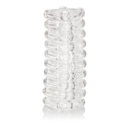 CalExotics Hand Job Stroker – Super-Stretchy Textured Masturbation Sleeve – Gold