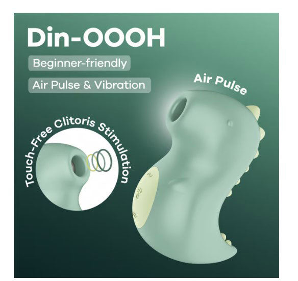 Satisfyer Din-Oooh Pressure Wave Vibrator – Green
