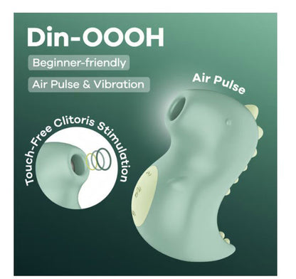 Satisfyer Din-Oooh Pressure Wave Vibrator – Green