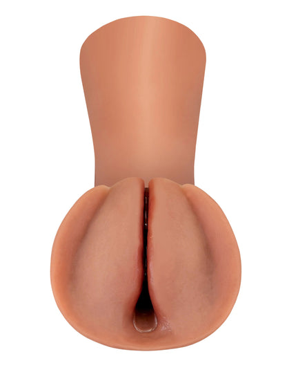 Pipedream Extreme Wet Pussies Slippery Slit Stroker - Tan