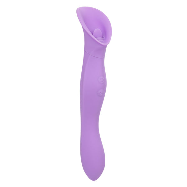 CalExotics Couture Collection Dual Flickering Wand – Purple – Dual-Ended Massager