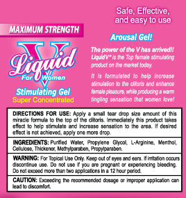 Body Action Liquid V Box for Women – Water-Based Lubricant – 3 Tube Box