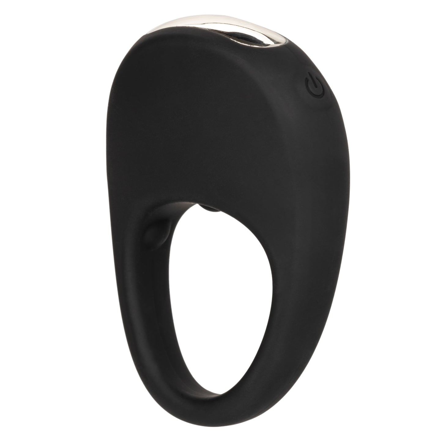 CalExotics Silicone Rechargeable Pleasure Ring - Vibrating Couples Enhancer - Black