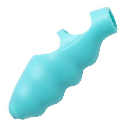 Ripples Finger Bang-Her Vibe – Teal – Vibrating Finger Accessory