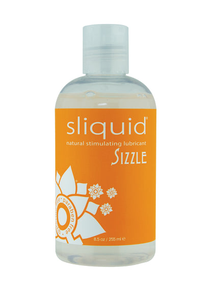 Sliquid Naturals Sizzle Personal Lubricant – Cooling and Warming – 8.5 Fl. Oz.