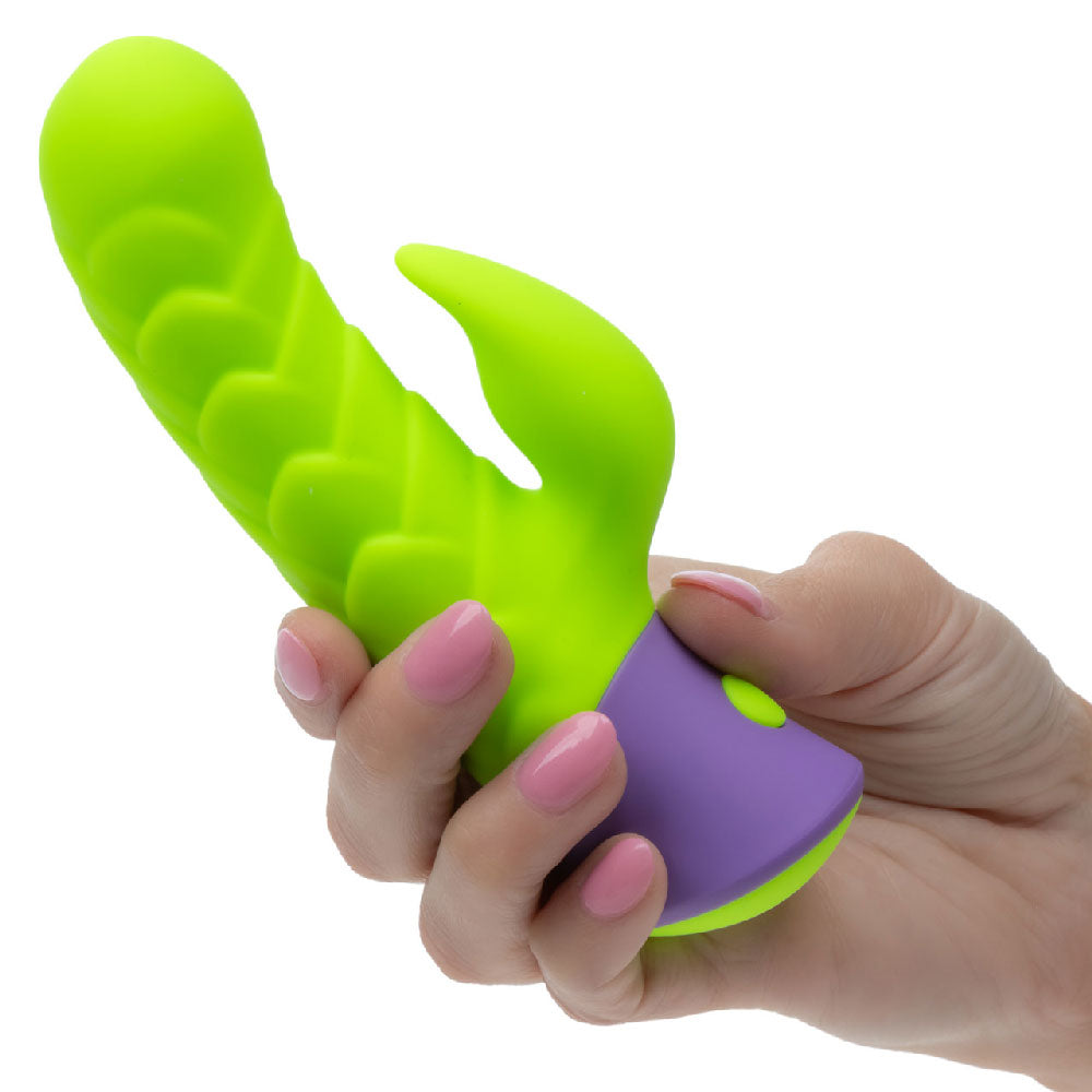 CalExotics Rave Dragon G Dual Pleasure Massager – Green