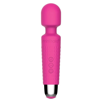 Viben Mini Halo Pink Wand Massager with 20 Vibration Patterns and 8 Speed Strengths