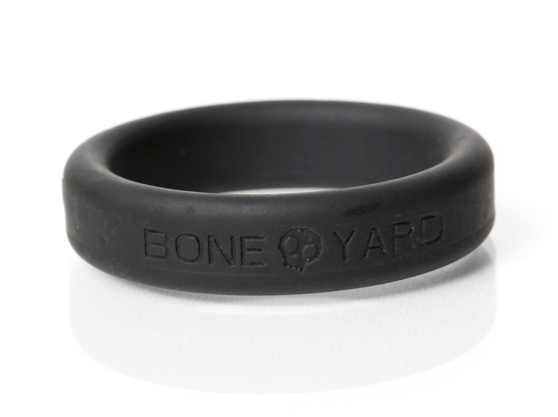 Boneyard Silicone Ring 1.6 Inch 40mm - Black - Durable and Comfortable Design