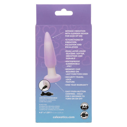 CalExotics Lavender Haze Slender Probe – Intense Vibrating Probe – Purple