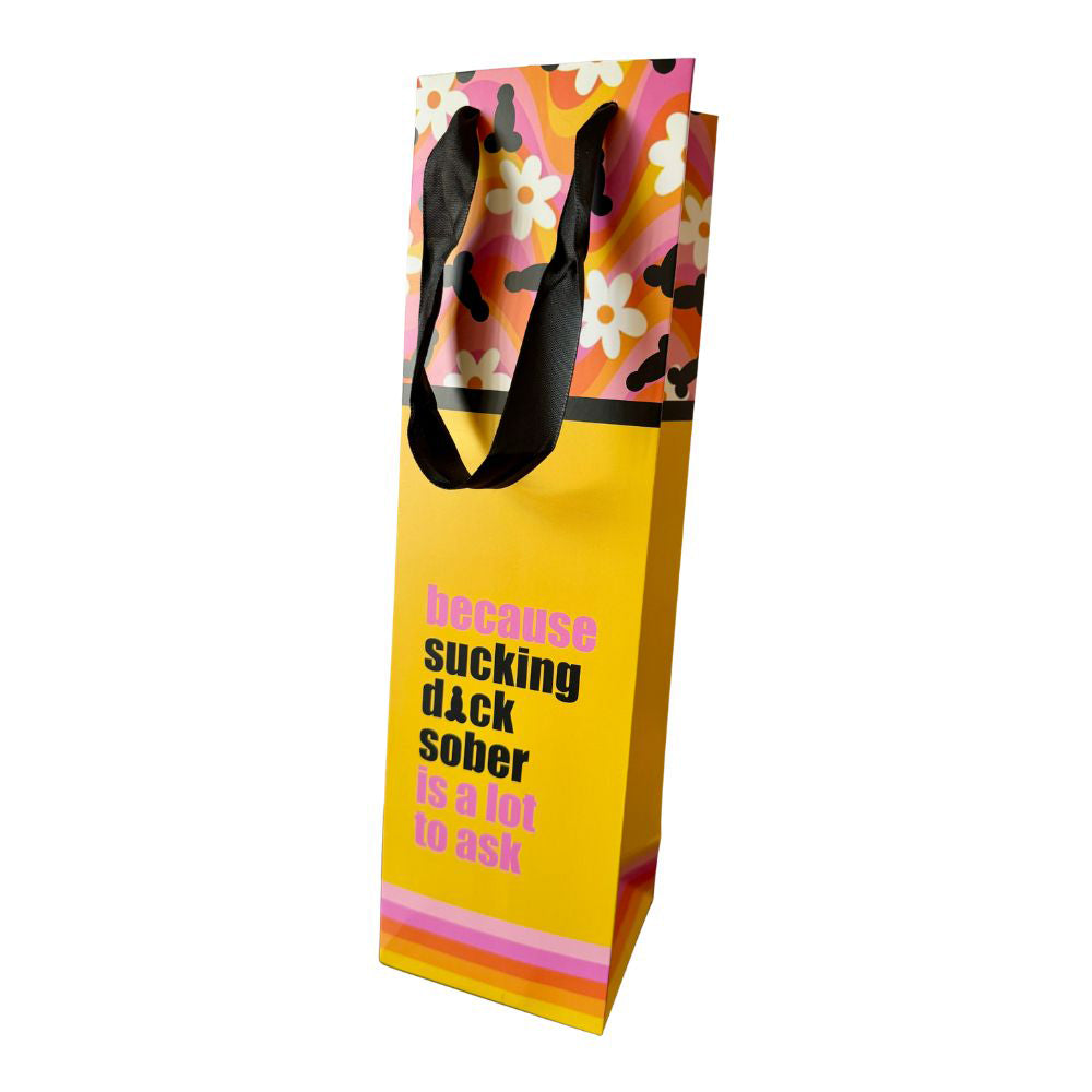 Kheper Games Sucking Dick Sober Wine Gift Bag – Multi