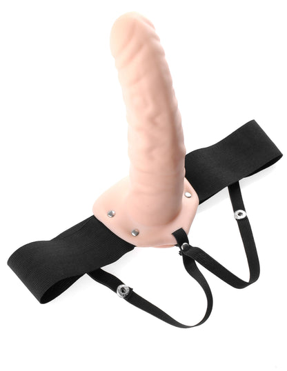 Pipedream Fetish Fantasy Series 8 Inch Hollow Strap-On - Flesh