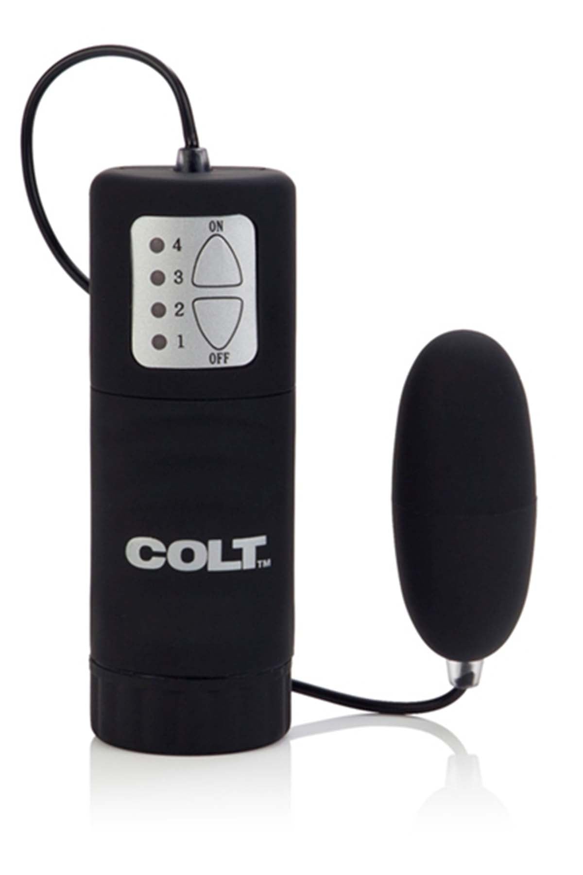 CalExotics Colt Waterproof Power Bullet – Multi-Speed Vibrating Bullet – Black