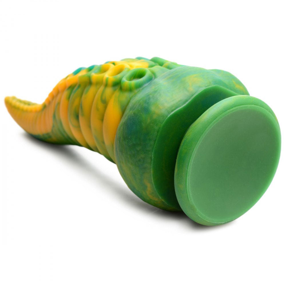 XR Brands Monstropus Tentacled Monster Silicone Dildo – Tapered with Unique Texture – Multi