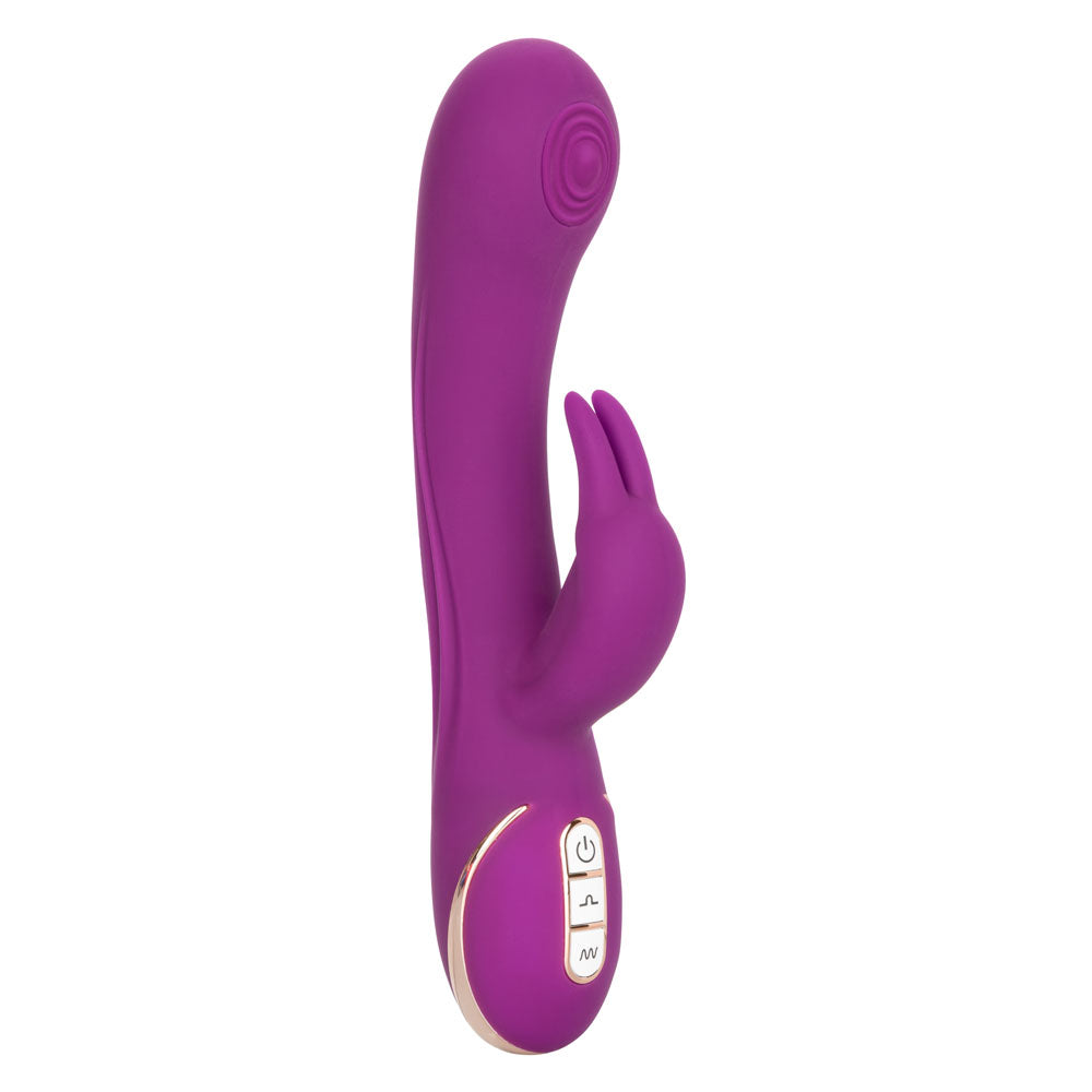 CalExotics Jack Rabbit Signature Silicone Thumping Rabbit Vibrator - Purple