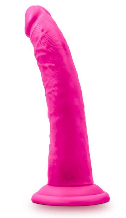 Au Naturel Bold Jack 7 Inch Dildo with Suction Cup - Pink