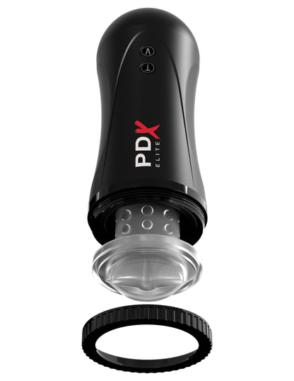 Pipedream Moto Stroker Automatic Thrusting and Vibrating Stroker – Black