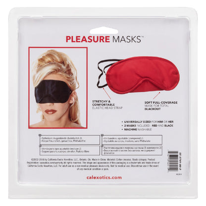 CalExotics Pleasure Masks 2 Pack – Multi-Color Universal Size Masks