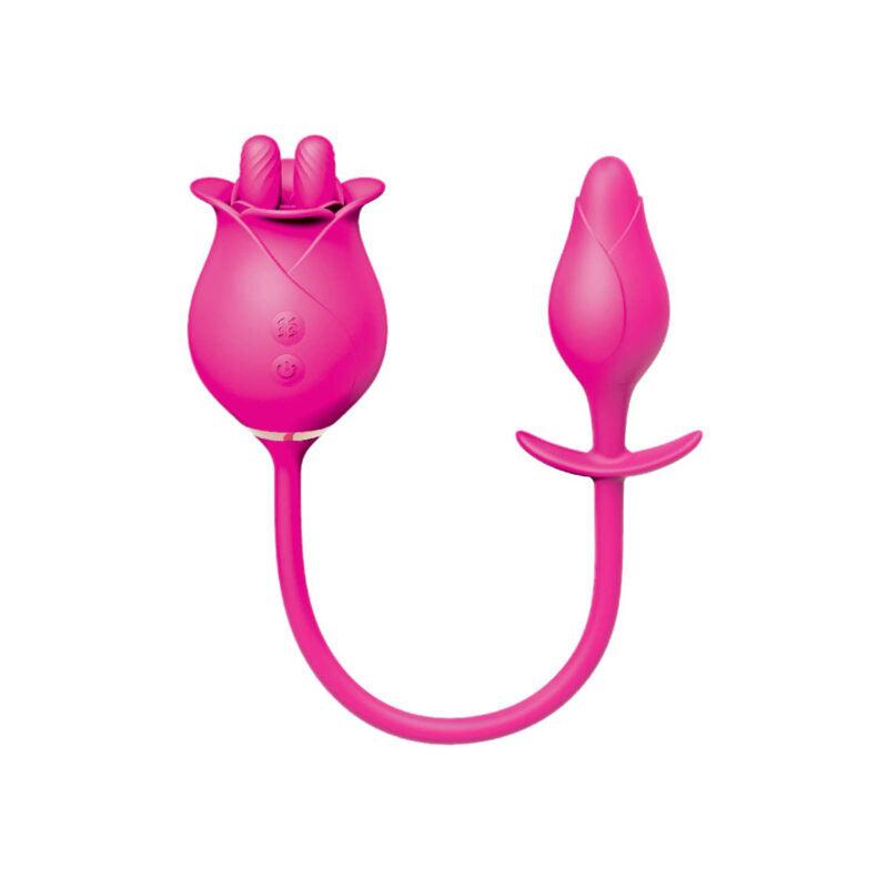 Nasstoys Royale Dual Massager – Pink – Rechargeable with Multi-Function Vibrations