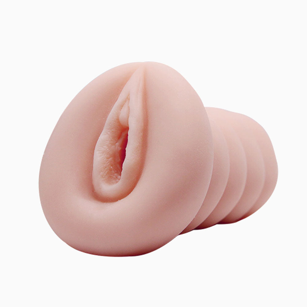 Pretty Love Crazy Bull Realistic Anime Girl 3D Vagina Masturbator - Beige