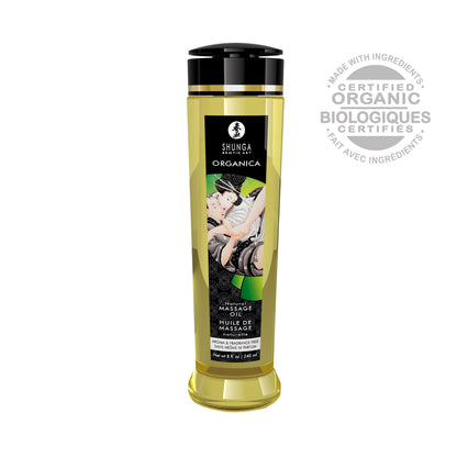 Organica Naturelle Massage Oil – 8 Fl. Oz. – Kissable, Organic