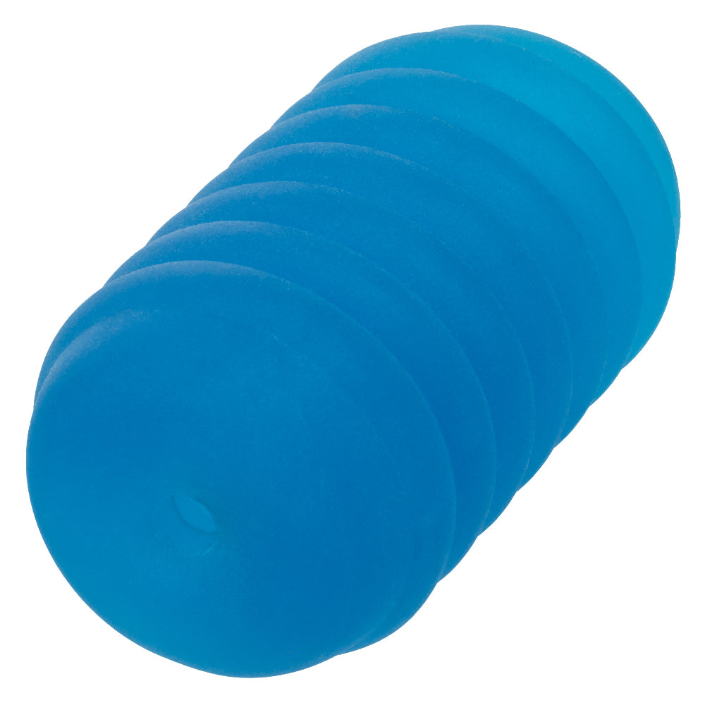 CalExotics Pop Sock Ribbed Stroker – Blue