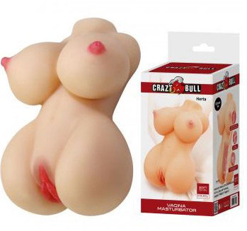 Herta Vagina Masturbator - Realistic White Stimulator
