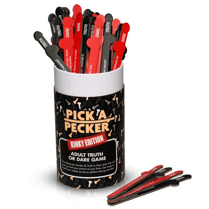 Pick a Pecker Kinky Truth or Dare Cards – Black
