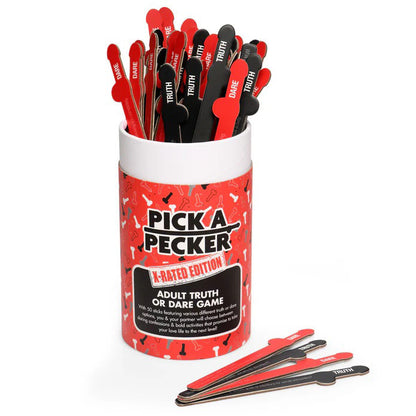 XR Brands Pick a Pecker Adult Truth or Dare Game – Red