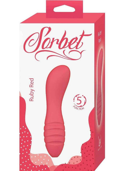 Nasstoys Ruby Red Silicone Bullet Vibe – Multi-Function, Rechargeable, Red