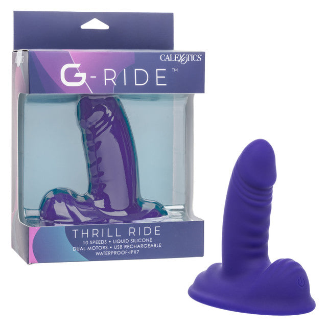 CalExotics G-Ride Thrill Ride - Triple-Point Vibrator - Purple