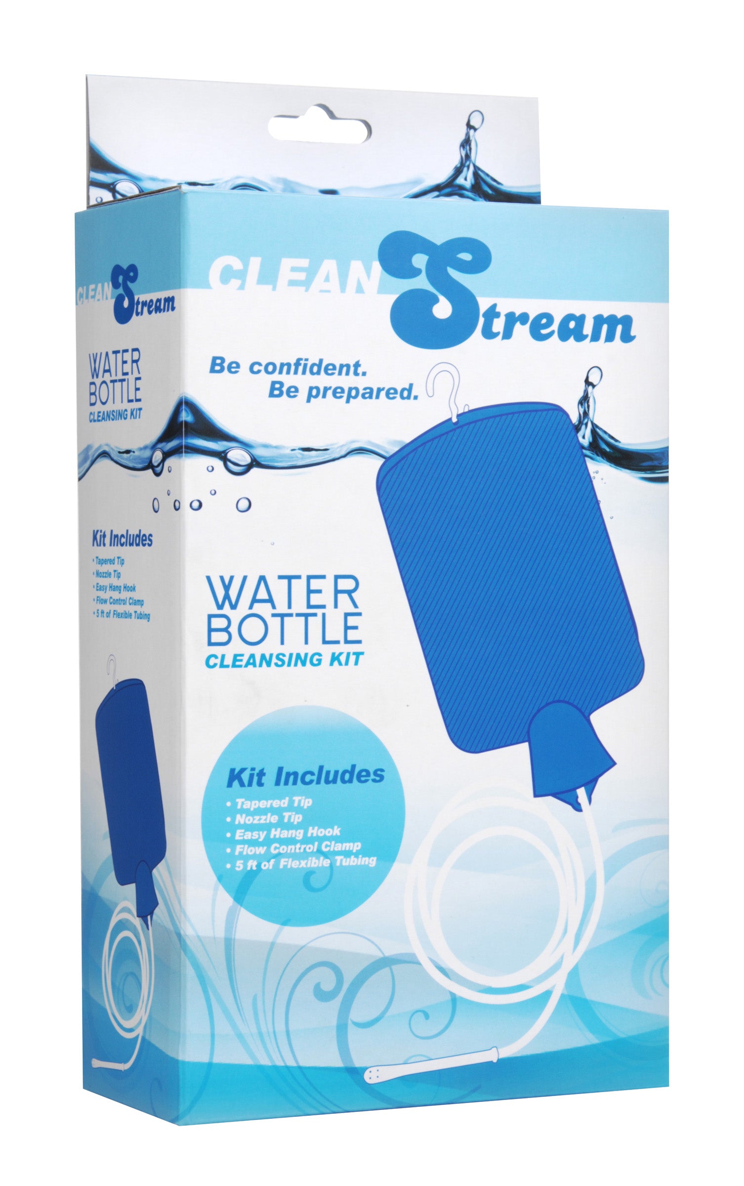 CleanStream Water Bottle Cleansing Kit – Blue