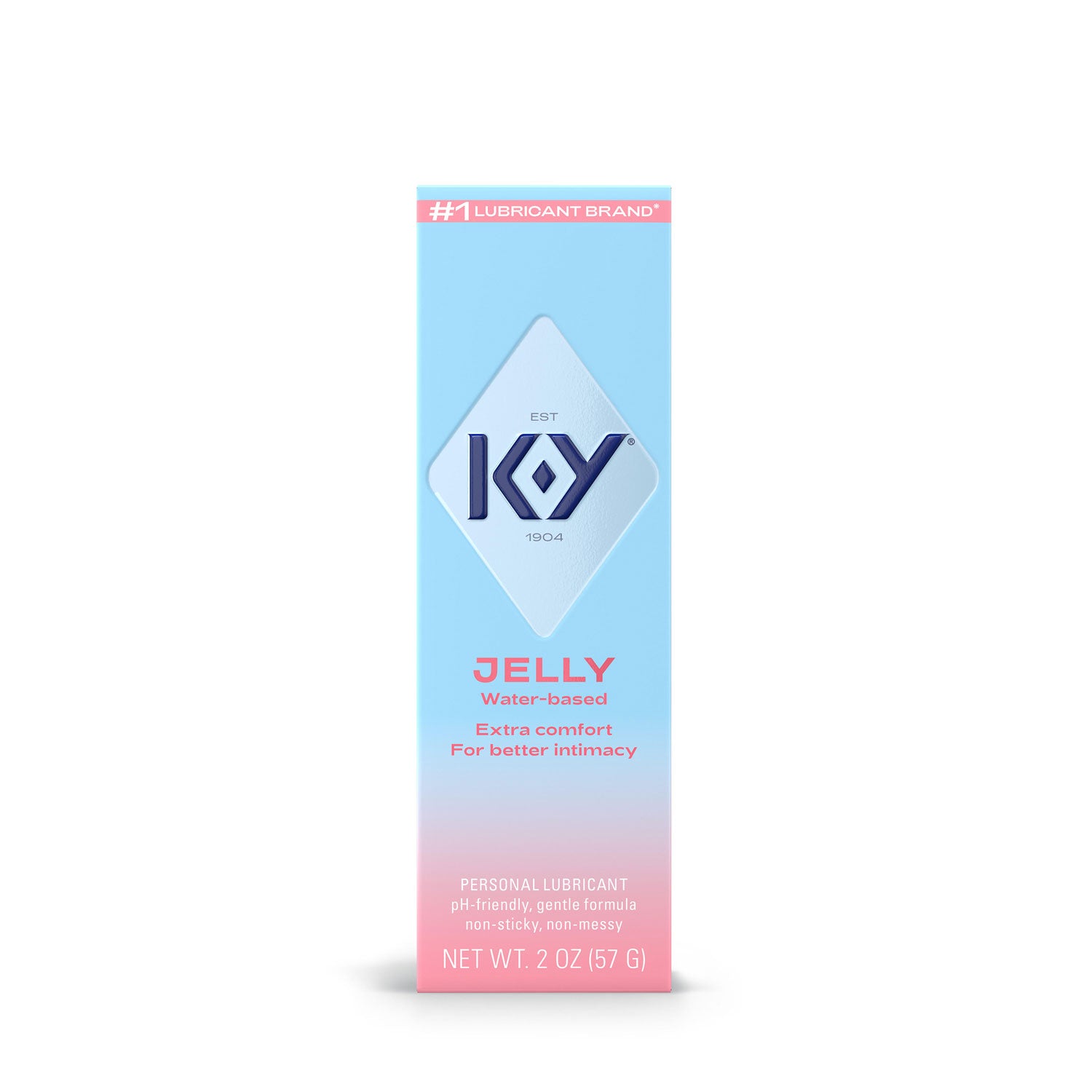 K-Y Jelly 2 Fl. Oz. Personal Lubricant – Water-Based, Fragrance-Free