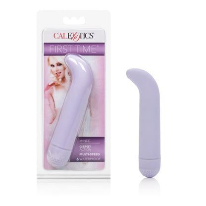 CalExotics First Time Mini G-Vibe - Purple - Multi-Speed Waterproof Vibrator
