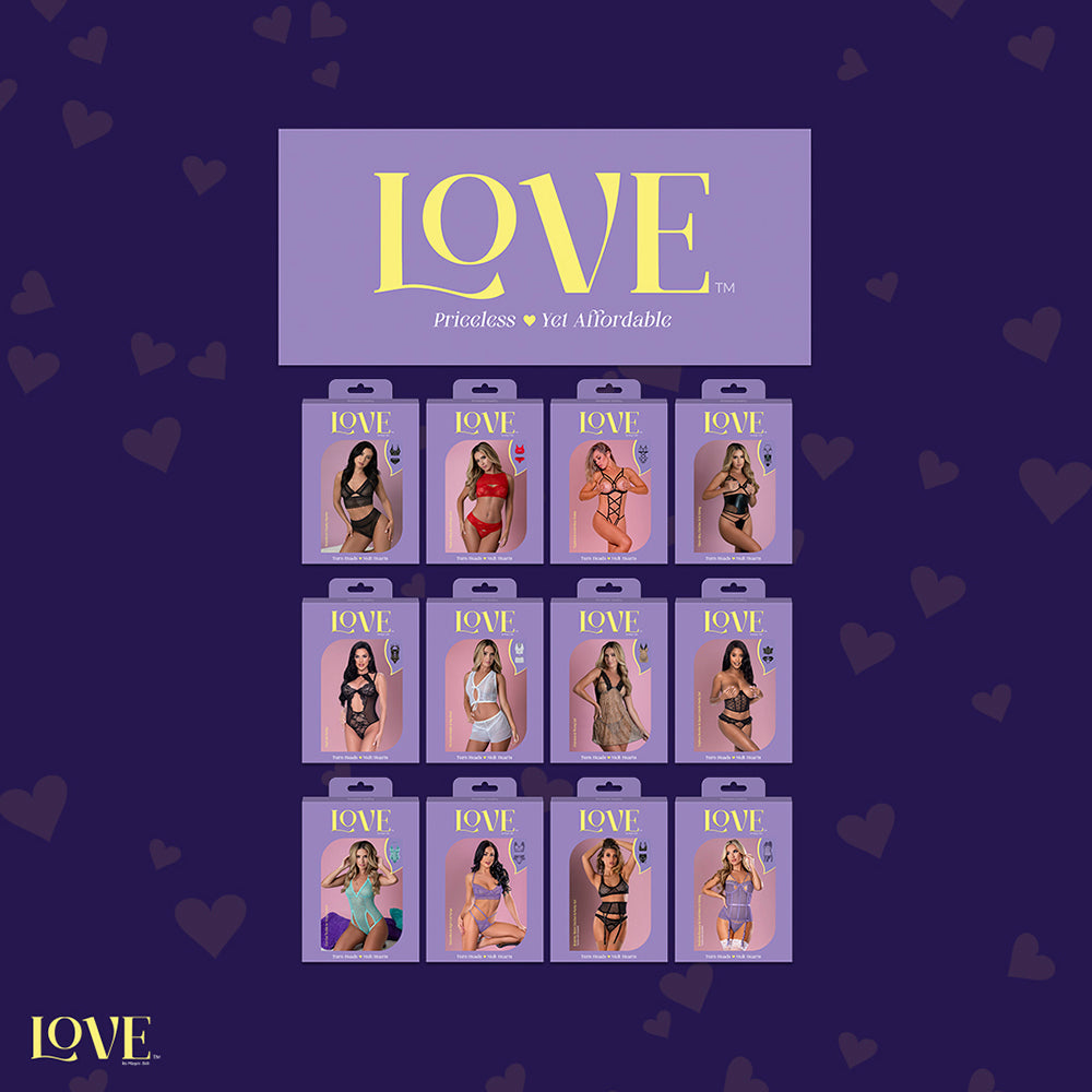 Magic Silk Love Assorted 12-Style Planogram – 72 pcs