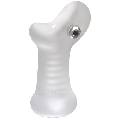 Doc Johnson Super Sucker 2.0 Vibrating Stroker - Clear