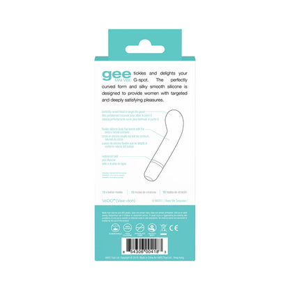 VeDO Gee Mini Vibe - Tease Me Turquoise G-Spot Vibrator