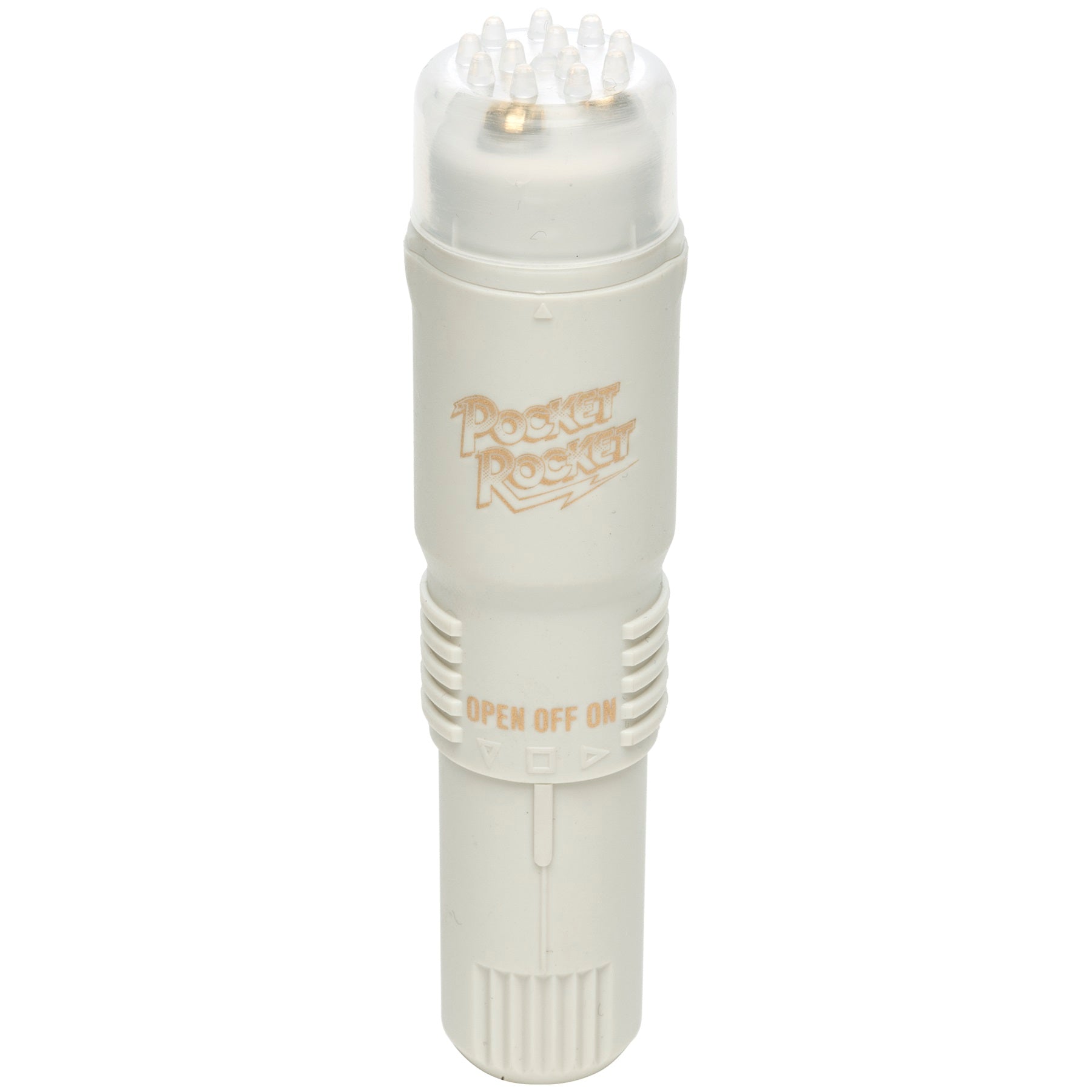 Doc Johnson The Original Pocket Rocket Massager – White – Multi-Function