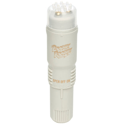 Doc Johnson The Original Pocket Rocket Massager – White – Multi-Function