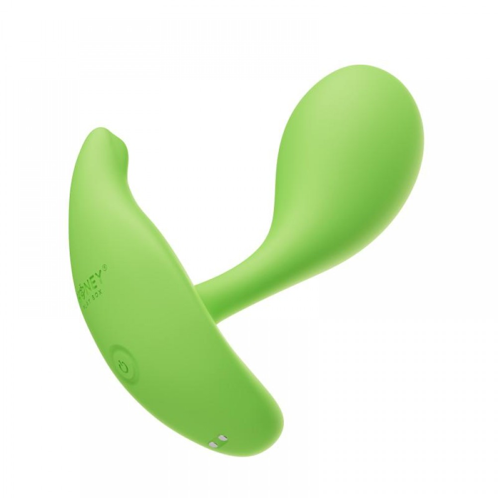 Honey Play Box Oly 2 App-Enabled Wearable Vibrator - G-Spot and C-Spot Stimulation - Green