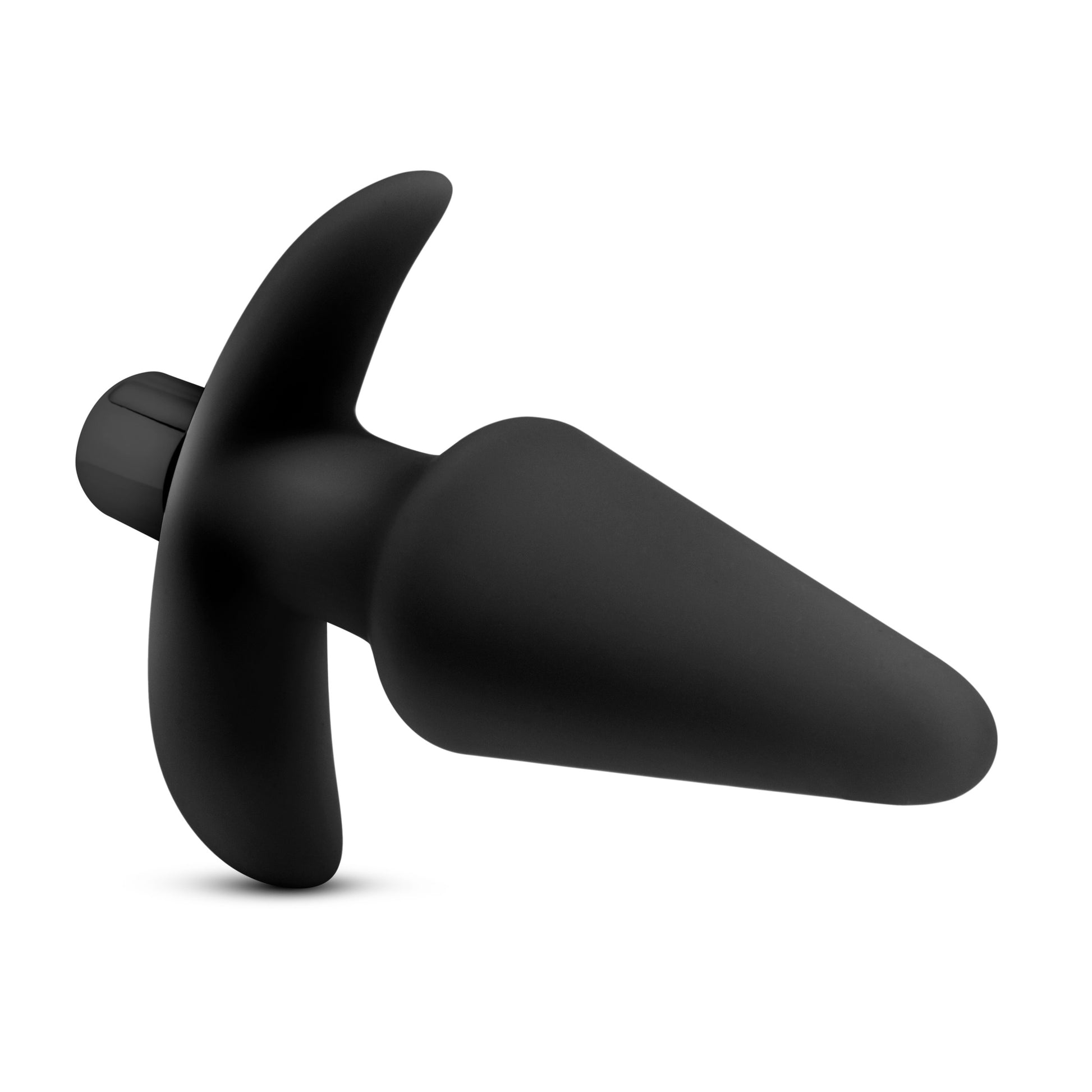 Blush Anal Adventures Platinum Silicone Vibrating Plug - Waterproof - Black