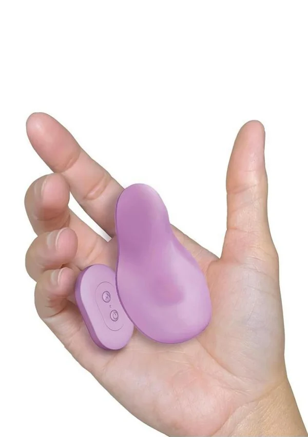 Icon Brands Ultra Panty Vibe Here Kitty Kitty Panty Vibrator, 10 Speeds, Liquid Silicone, Purple