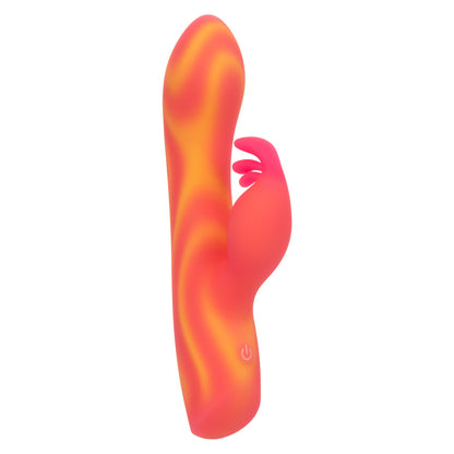CalExotics Endless Summer Moonlight Magic Dual-Motor Rabbit Vibrator, Rechargeable, Orange