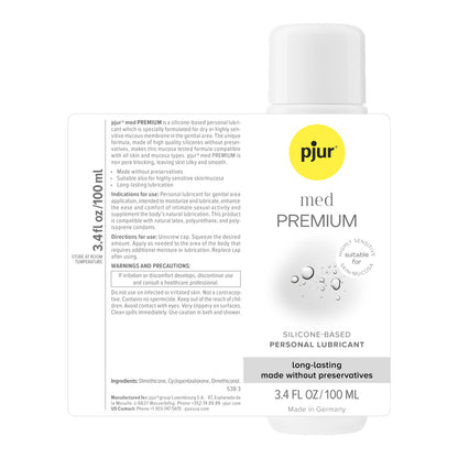 Pjur Med Premium Glide Silicone-Based Lubricant – 100ml