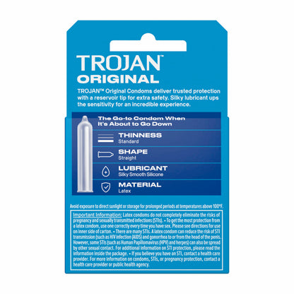 Trojan ENZ Lubricated Condoms - Premium Quality Latex - 3 Pack