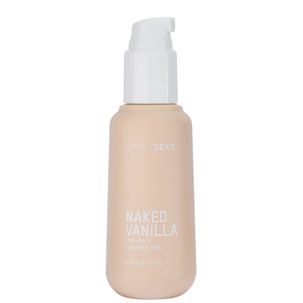 Simply Sexy Pheromone Hair and Body Mist Naked Vanilla 3.35 Fl Oz 99ml